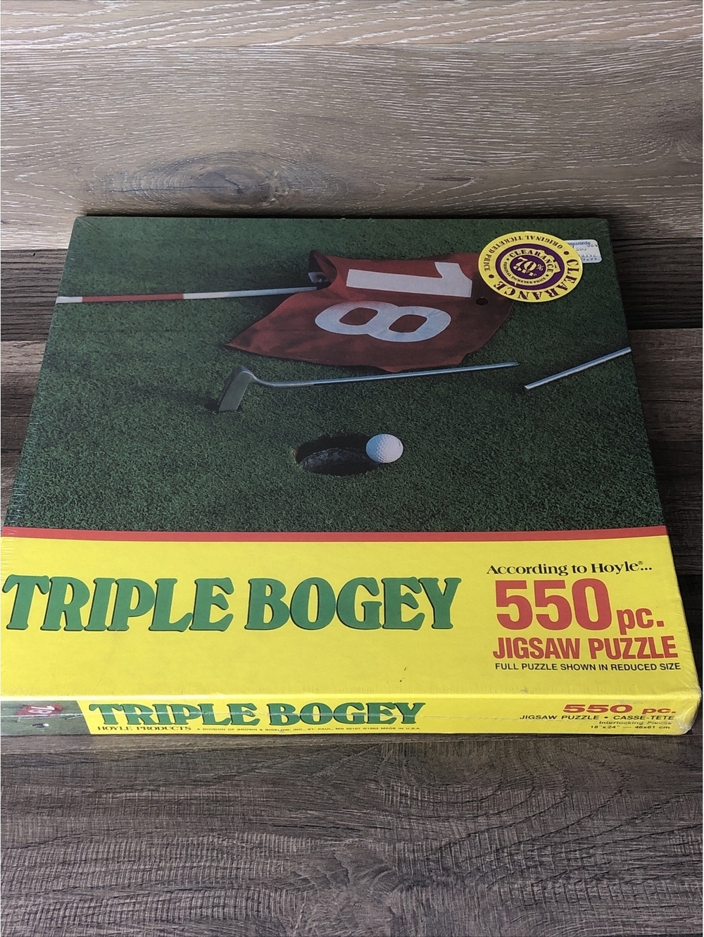 Triple Bogey 550 Piece Jigsaw Puzzle 18"x24" Hoyle Products